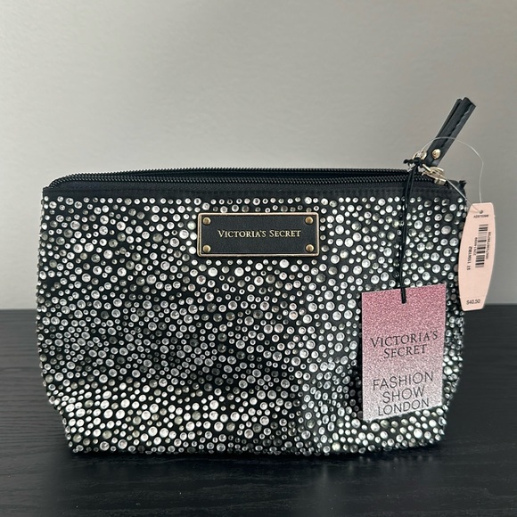 Victoria's Secret Handbags - Victorias Secret Rhinestone Cosmetics Bag